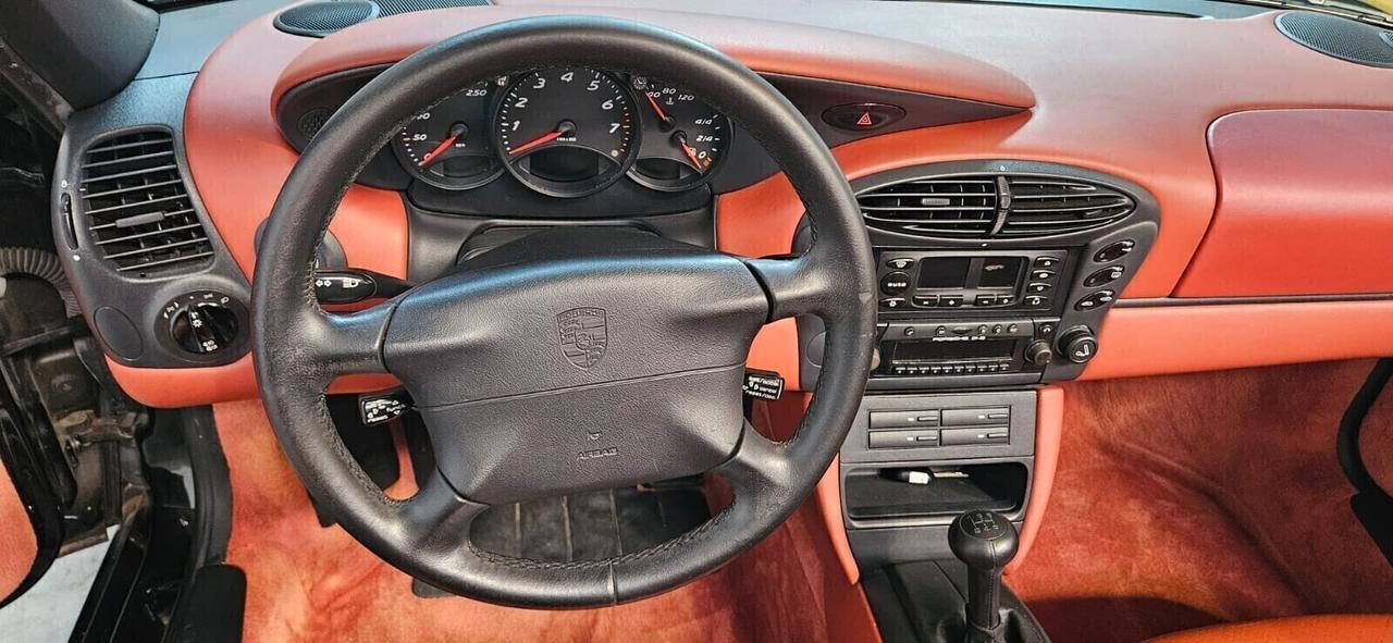 Porsche Boxster 2.5i 24v Manuale, Pelle Totale Rossa