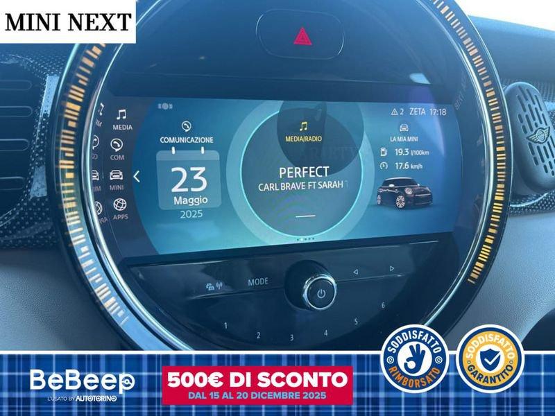 MINI Mini 5 porte MINI 5P 1.5 COOPER YOURS AUTO