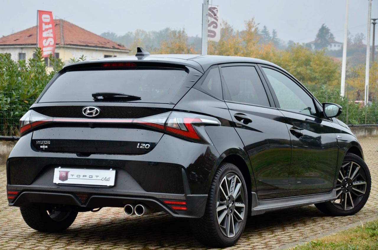 HYUNDAI i20 1.0 T-GDI 48V NLINE 120cv, GARANZIA UFF HYUNDAI, UNICOPROPRIETARIO, SERVICE UFFICIALI, UFF ITALIANA, EURO 6D, FARI LED, APPLE ANDROID, RETROCAMERA, PERMUTE