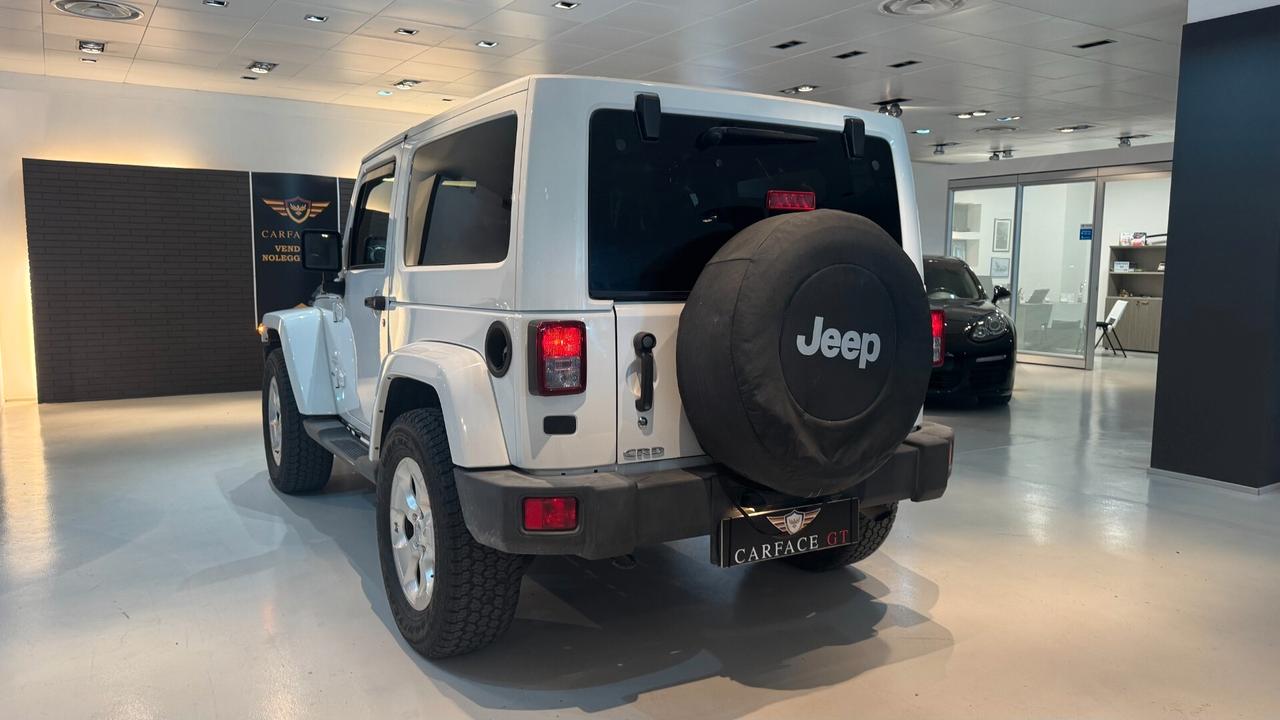 JEEP WRANGLER 2.8 D SAHARA 200CV PASSO CORTO- 2013