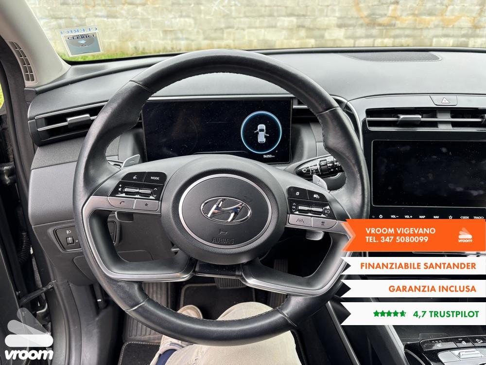 HYUNDAI Tucson 3ª serie Tucson 1.6 HEV aut. Ex...