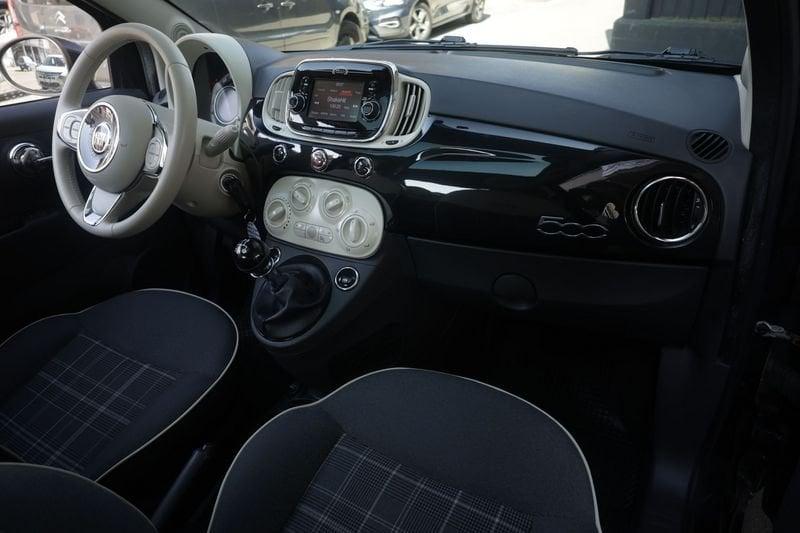 FIAT 500 1.2 69cv Lounge Tetto Panoramico Unicoproprietario