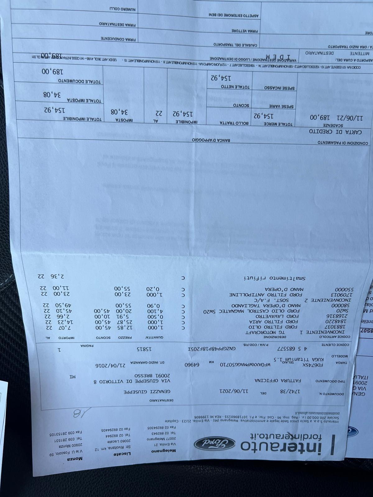 Ford Kuga 1.5 EcoBoost 120 CV S&S 2WD Titanium