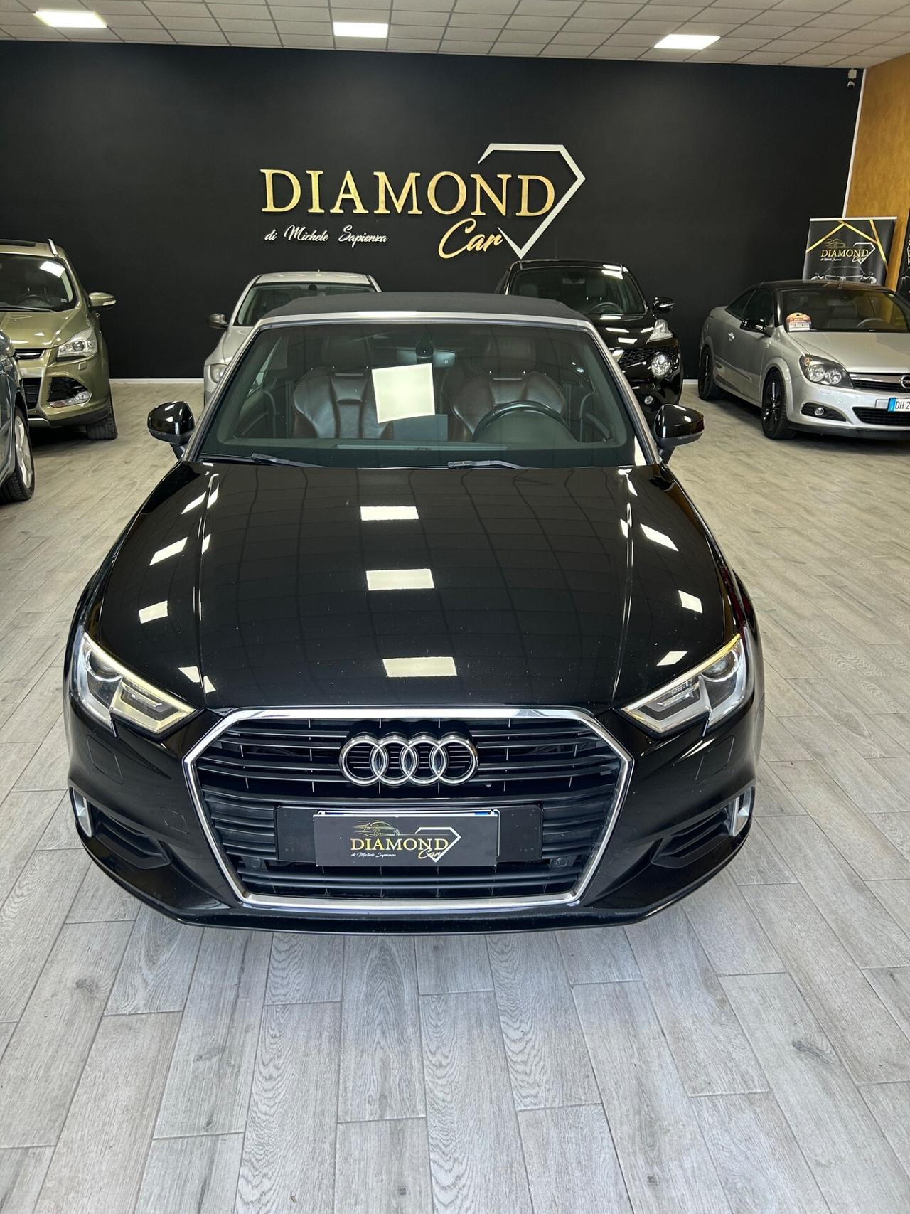AUDI A3 CABRIO 1.6 Tdi 110 cv “NAVI/PELLE/18”-2016