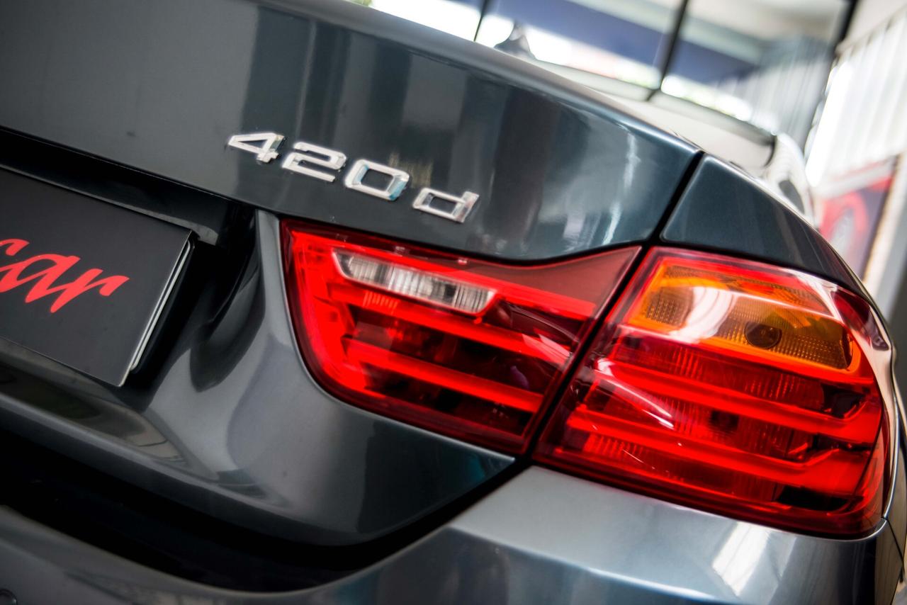 BMW 420 D 184 CV COUPE' MODERN AUTOMATICO CERCHI PELLE TESSUTO