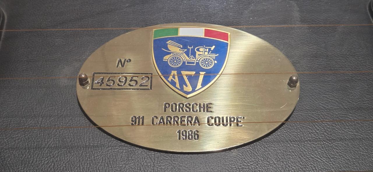 Porsche 911 3200 coupe Book service Asi Oro Conservata