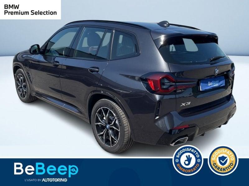 BMW X3 XDRIVE30E MSPORT AUTO