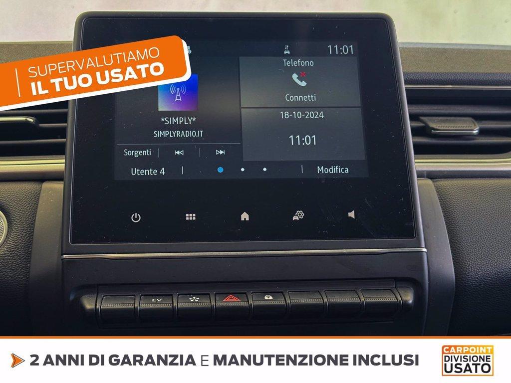 RENAULT Captur 1.6 e-tech hybrid intens 145cv auto del 2022