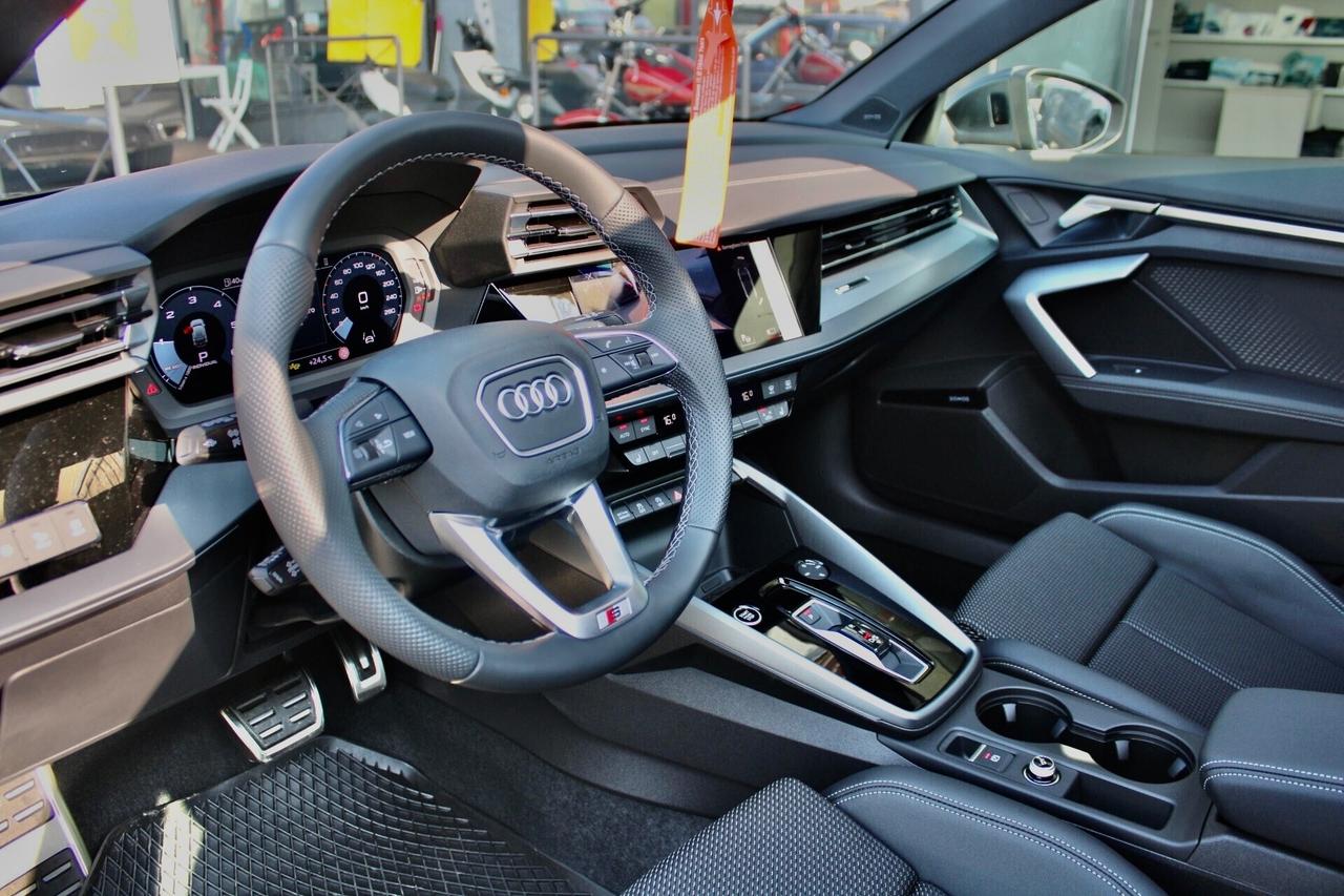 Audi A3 SPB 35 TDI Stronic S-Line FARI MATRIX - IMP. AUDIO SONOS - TETTO AP. NUOVA DA IMMATRICOLARE