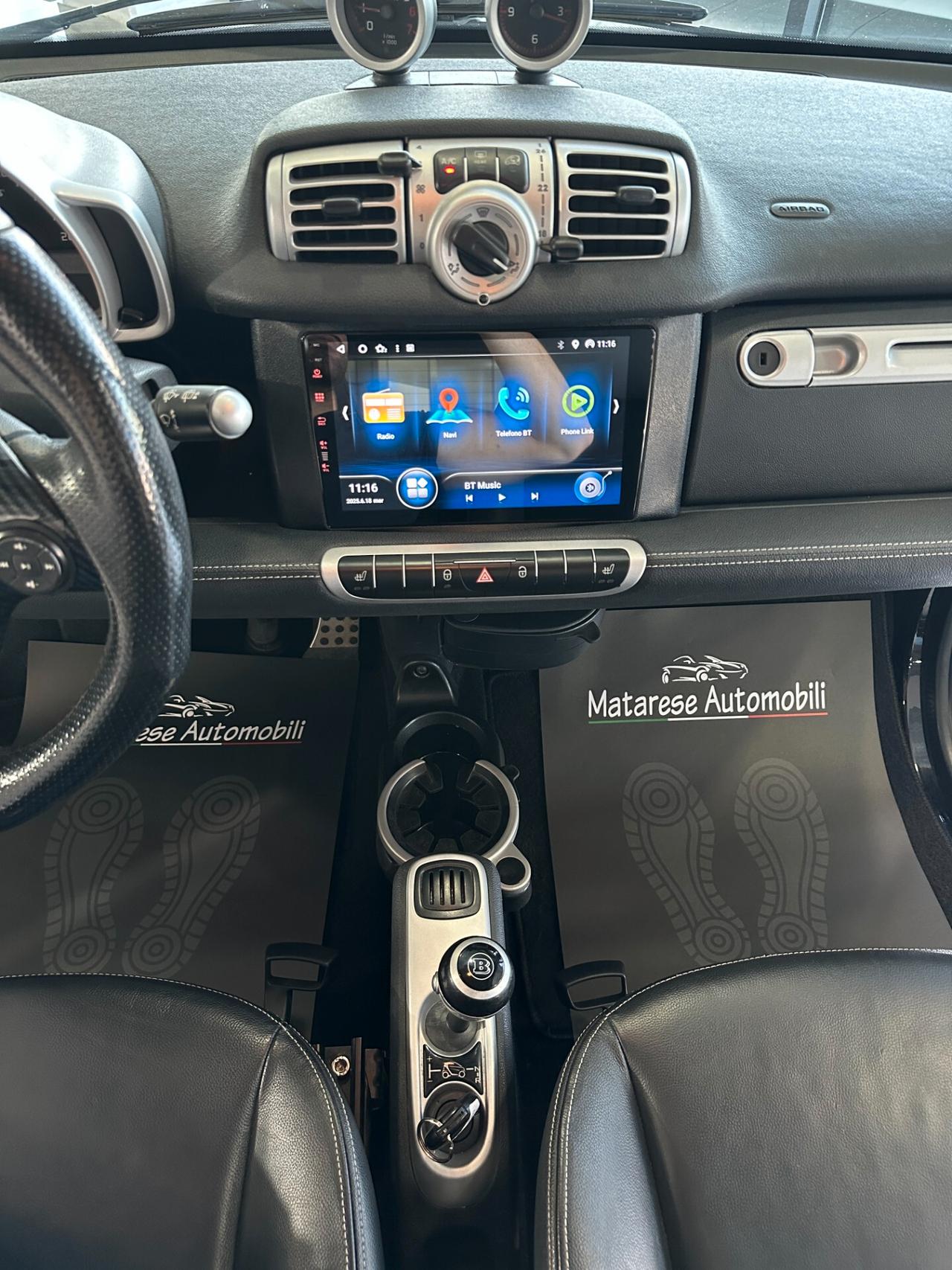 Smart BRABUS 1.0cc 102cv CarPlay PelleTotale Navi FINANZIABILE GARANZIA PERMUTE