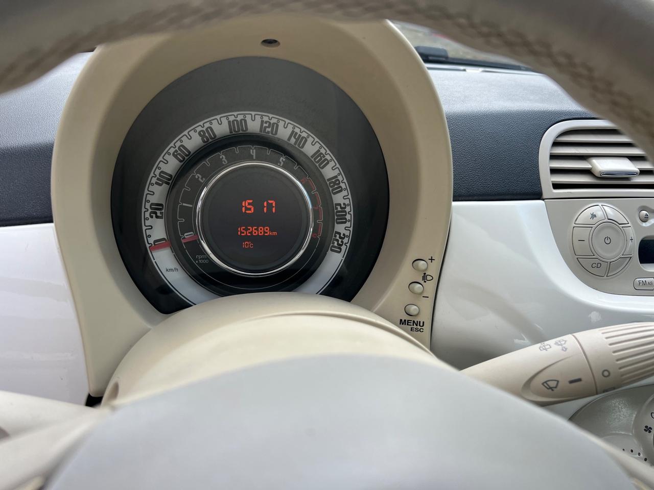 Fiat 500 1.2 benzina 69cv tetto Lounge