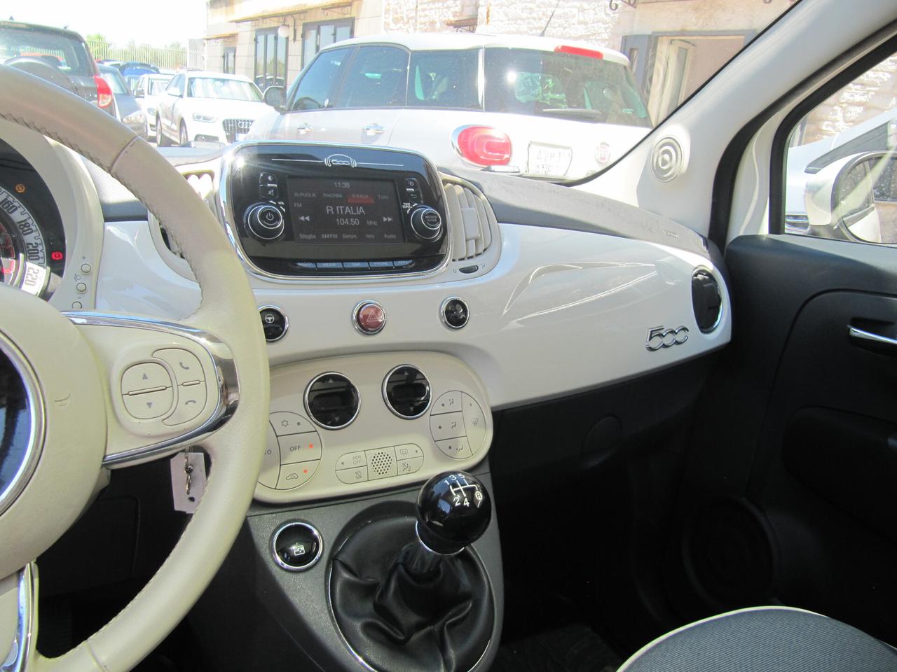 Fiat 500 1.2 Lounge - BENZINA + TETTO PANORAMICO