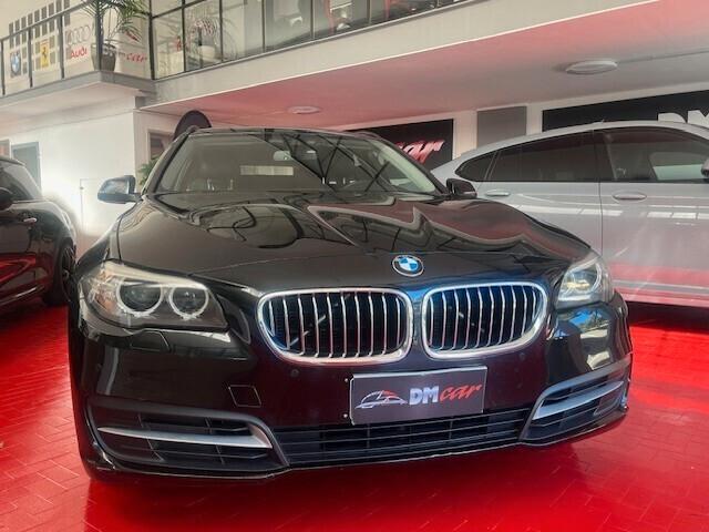 BMW 520 D 184 CV TOURING LUXURY PELLE TOTALE AUTOMATICO NAVI CERCHI SEDILI ANT. A REGOLAZIONE ELETTRICA