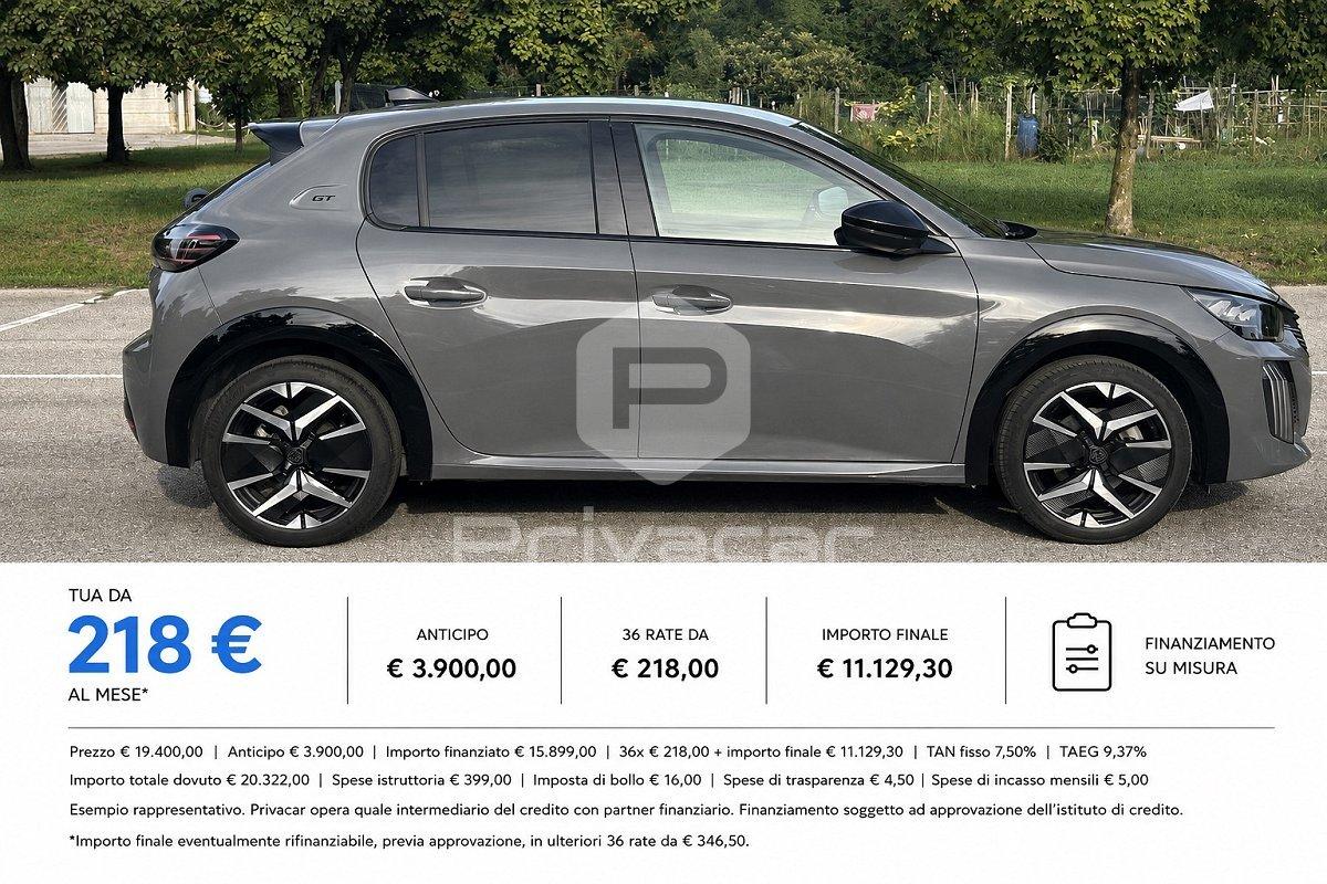 PEUGEOT 208 Hybrid 100 e-DCS6 5 porte GT