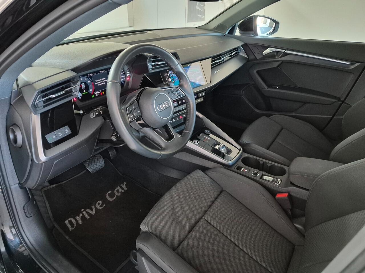 Audi A3 SPB 35 1.5 TFSI MHEV S-TRONIC LED APPLE CAR PLAY/ANDROID AUTO ACC RICARICA WIRELESS SEDILI SPORTIVI RISCALDABILI