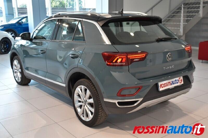 VOLKSWAGEN T-ROC 1.5 TSI 150 CV STYLE + R18 GARAGE HILL TECH PACK