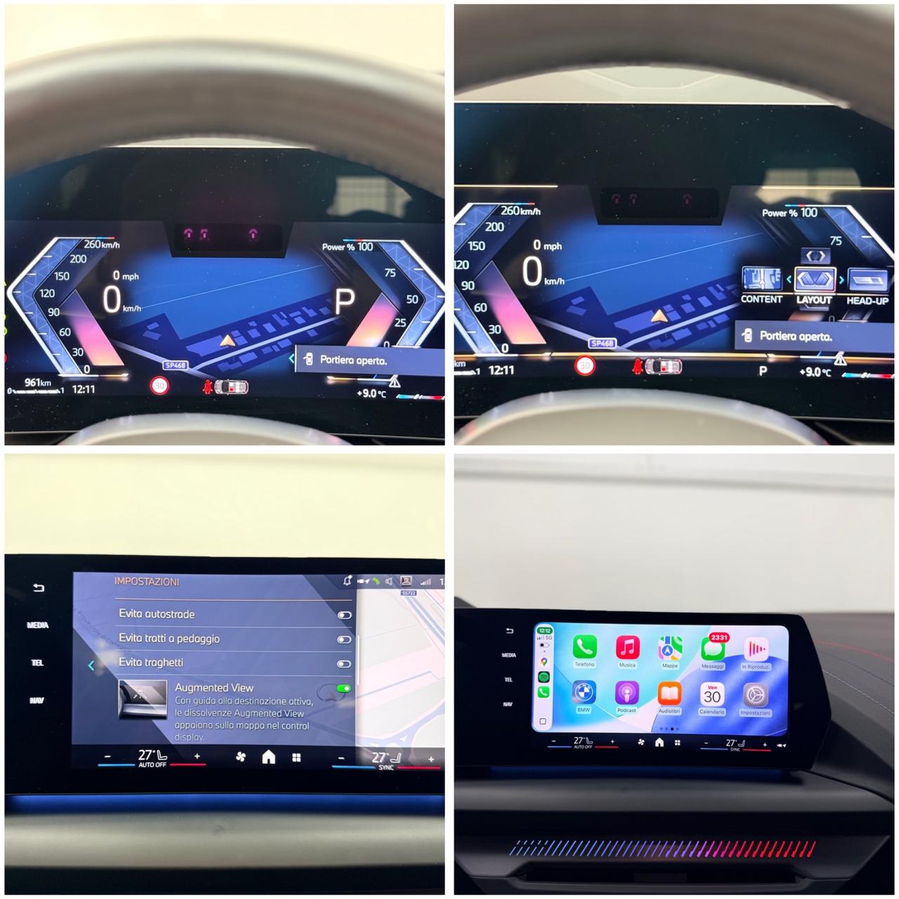 Bmw F70 118d 150CV MSport Pro 12/2024 EURO 6E GARANZIA UFFICIALE 12/2028