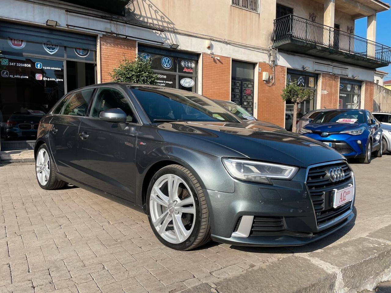 Audi A3 2.0 TDI S tronic Sport S-LINE interno/esterno