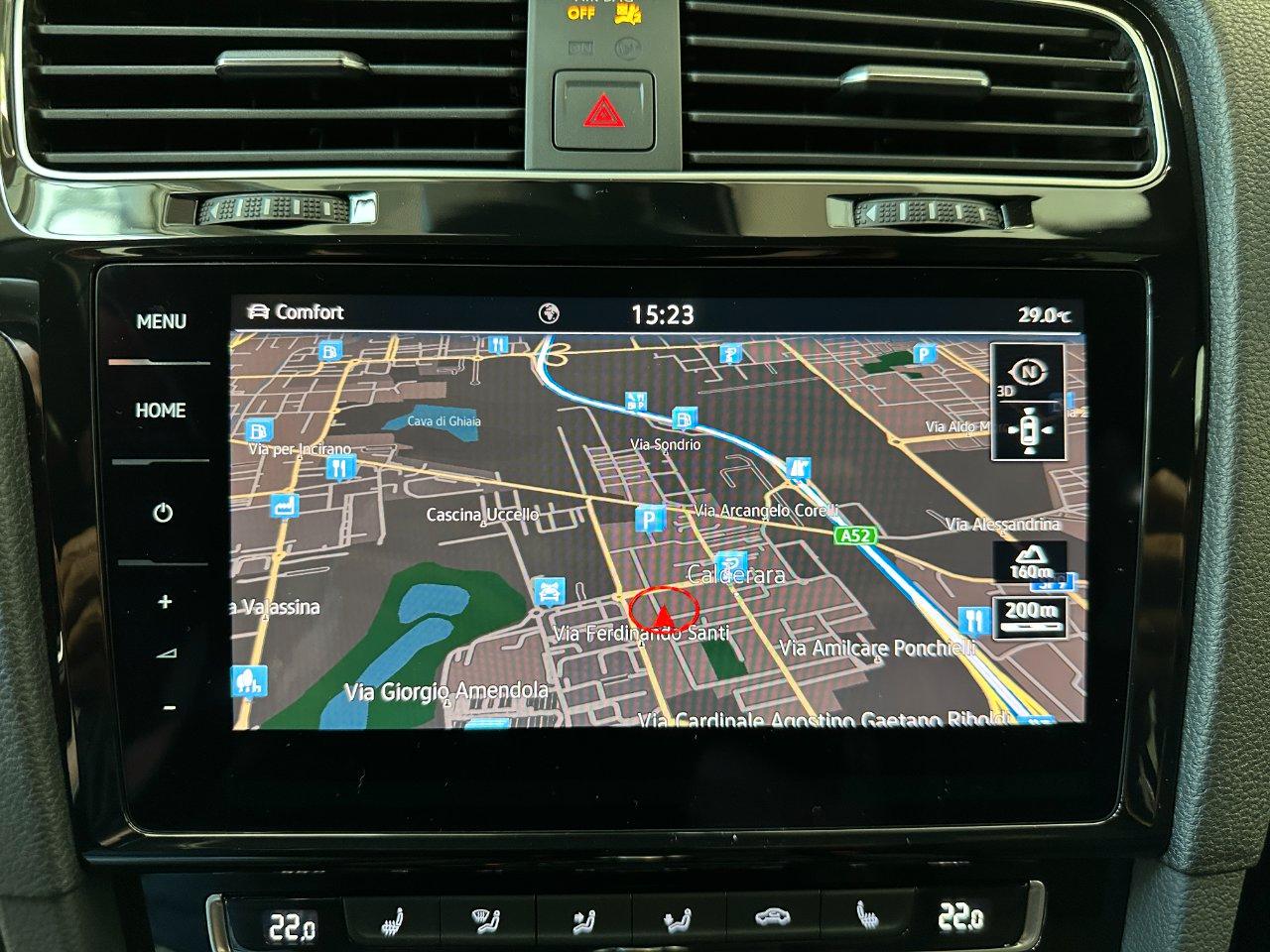 Volkswagen Golf 5 Porte 2.0 tsi Gti TCR 290cv dsg-Tetto-DCC-Carplay-Camera-FULL