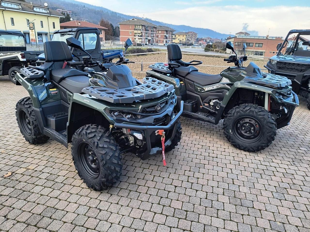 QUAD AGRICOLO AODES ODES 650 TARGA GIALLA
