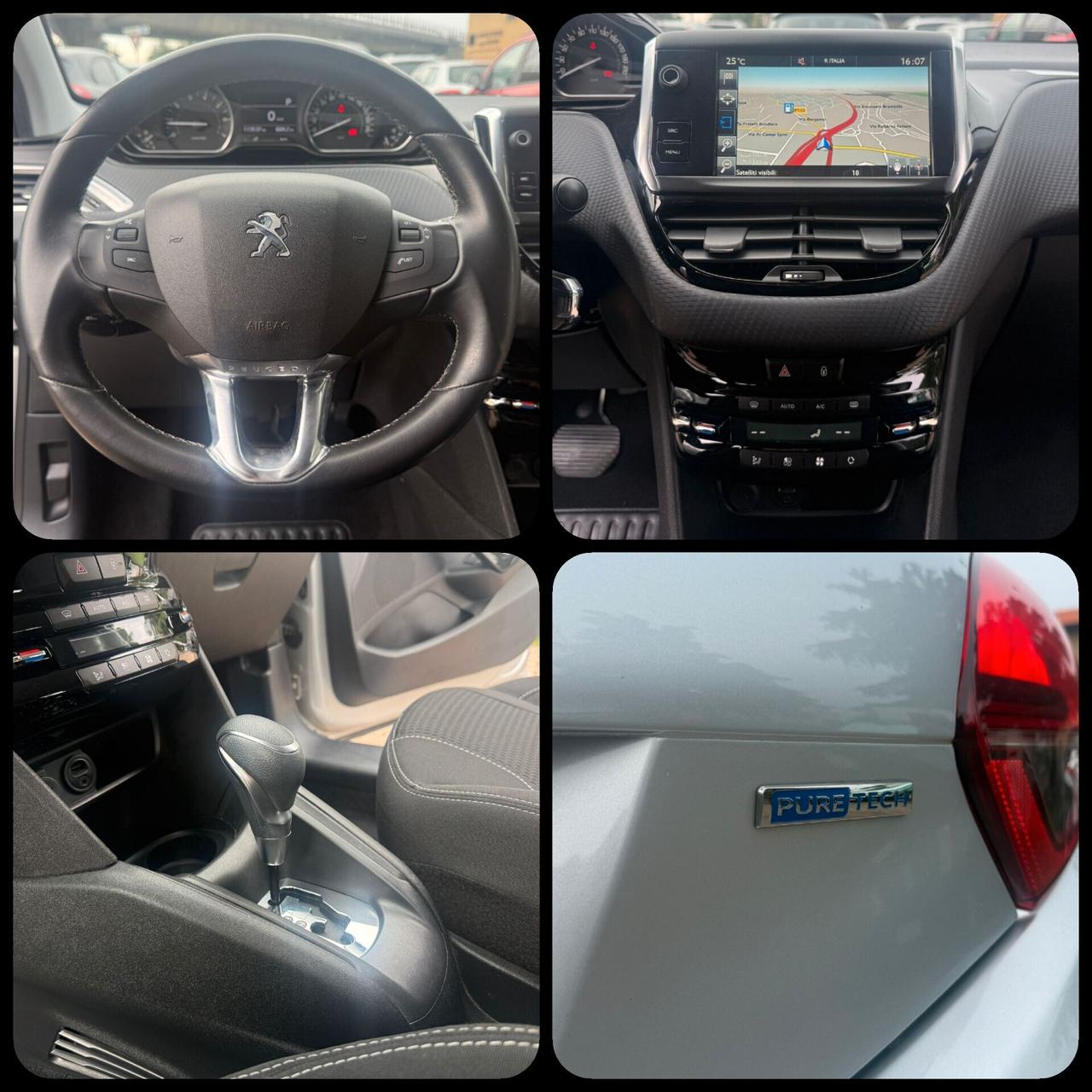 Peugeot 208 PureTech Turbo 110 EAT6 S&S 5 porte AUTOMATICA OK NEOPATENTATI