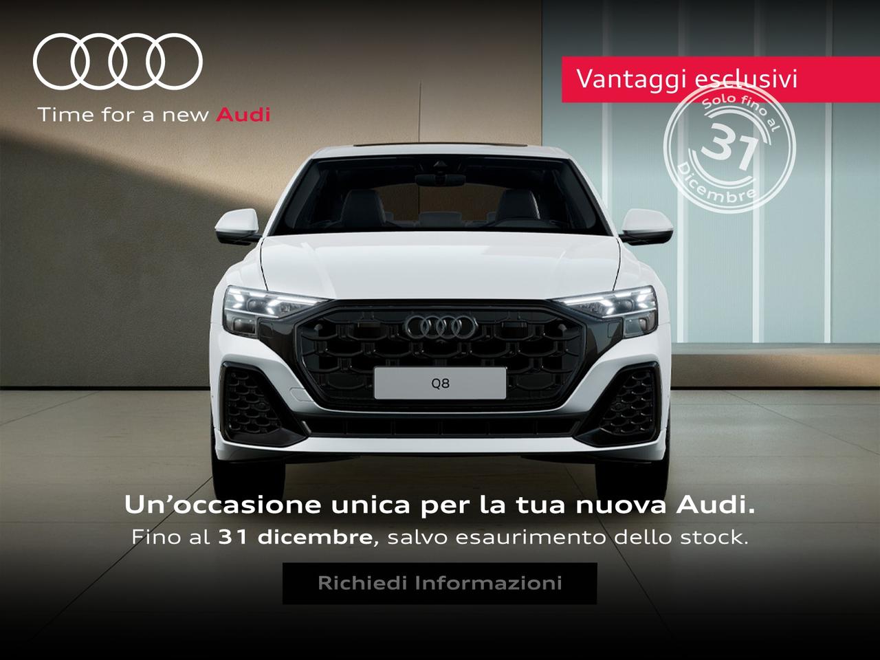 Audi Q8 55 3.0 tfsi e s line edition quattro tiptronic