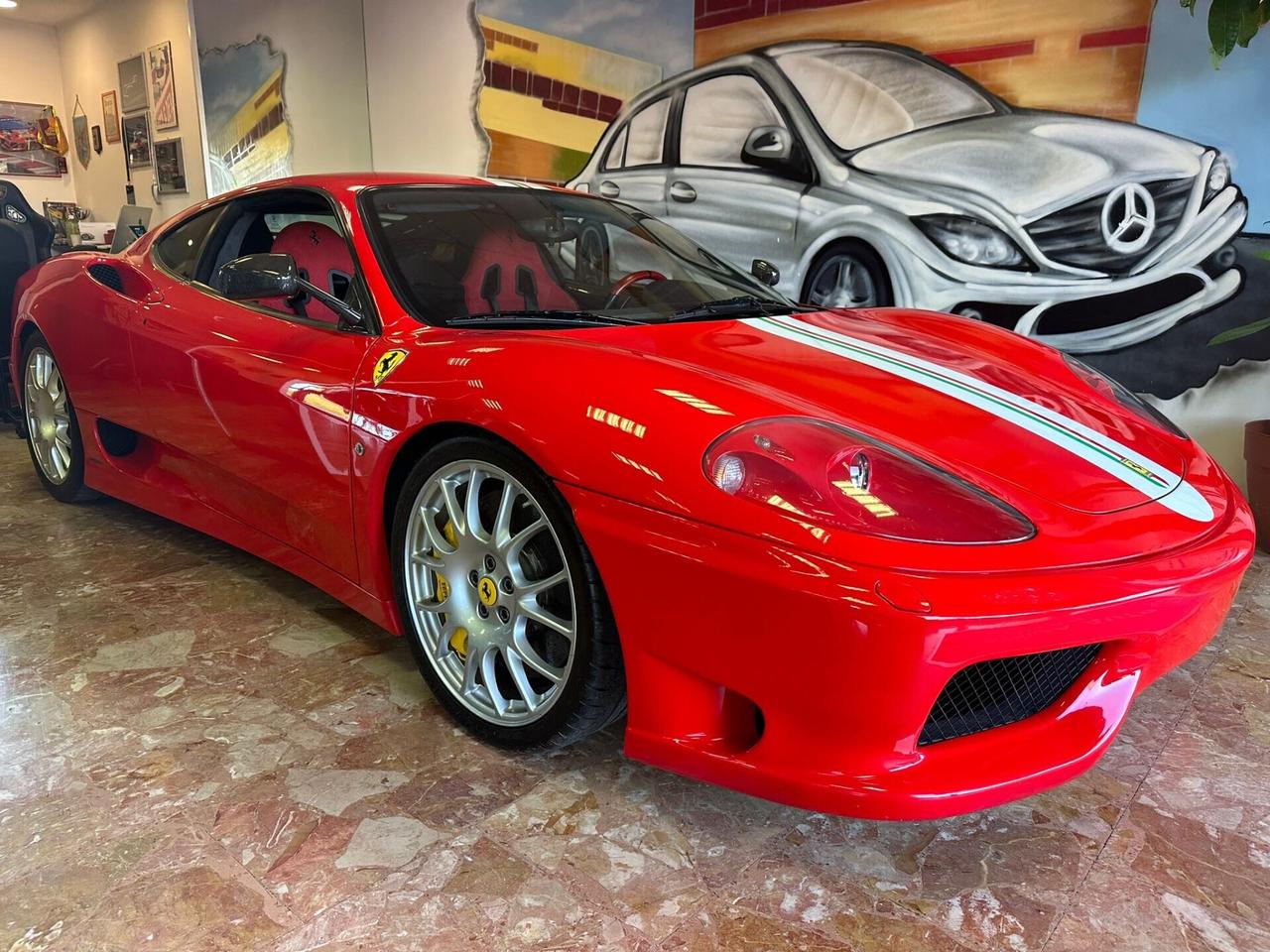 FERRARI 360 MODENA F1 CHALLENGE STRADALE SEDILI RACING FULL HISTORY VETTURA PER COLLEZIONISTI IVA ESPOSTA NETTO EXPORT 250.000