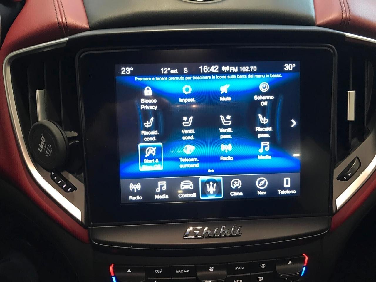 Maserati Ghibli V6 Diesel 250cv Granlusso 12/2018