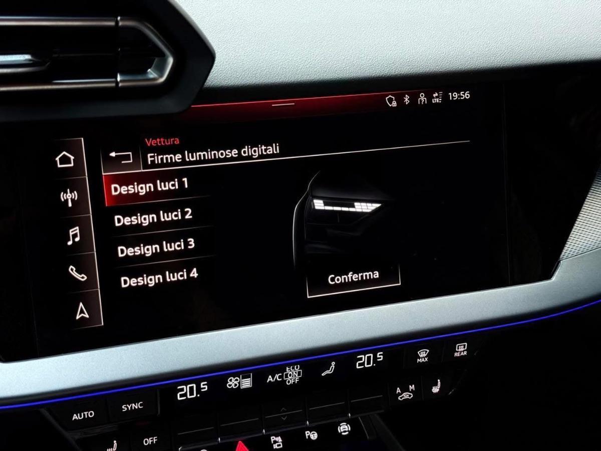 New Audi A3 Sportback 35 TDI S-line Identity Black 150CV