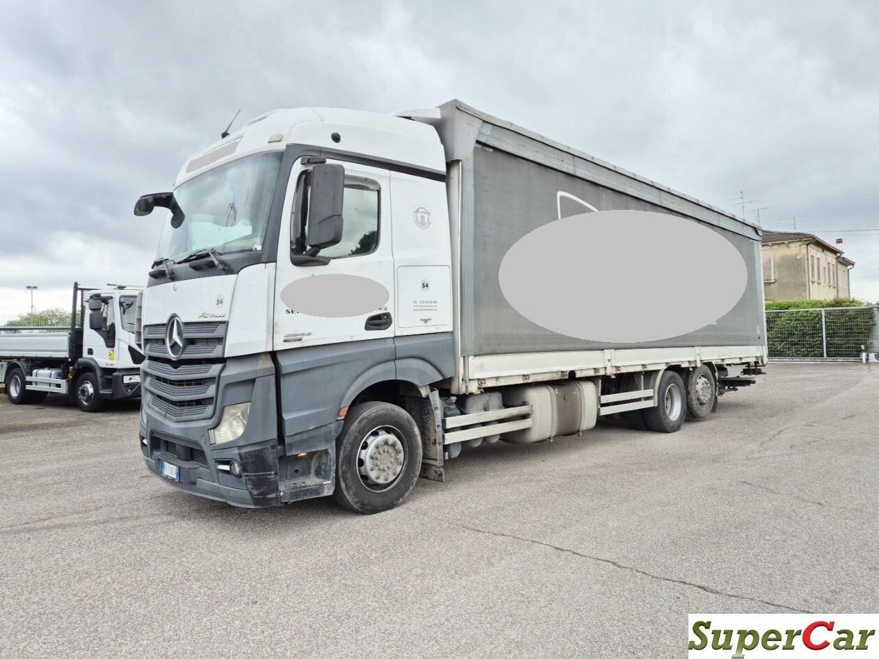 MERCEDES-BENZ ACTROS 2542 centina e sponda caricatrice
