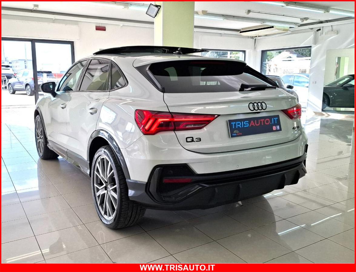AUDI Q3 SPB 40 2.0 TDI S-Tronic Quattro S-Line Black Identity (TETTO PANORAMICO APRIBILE)