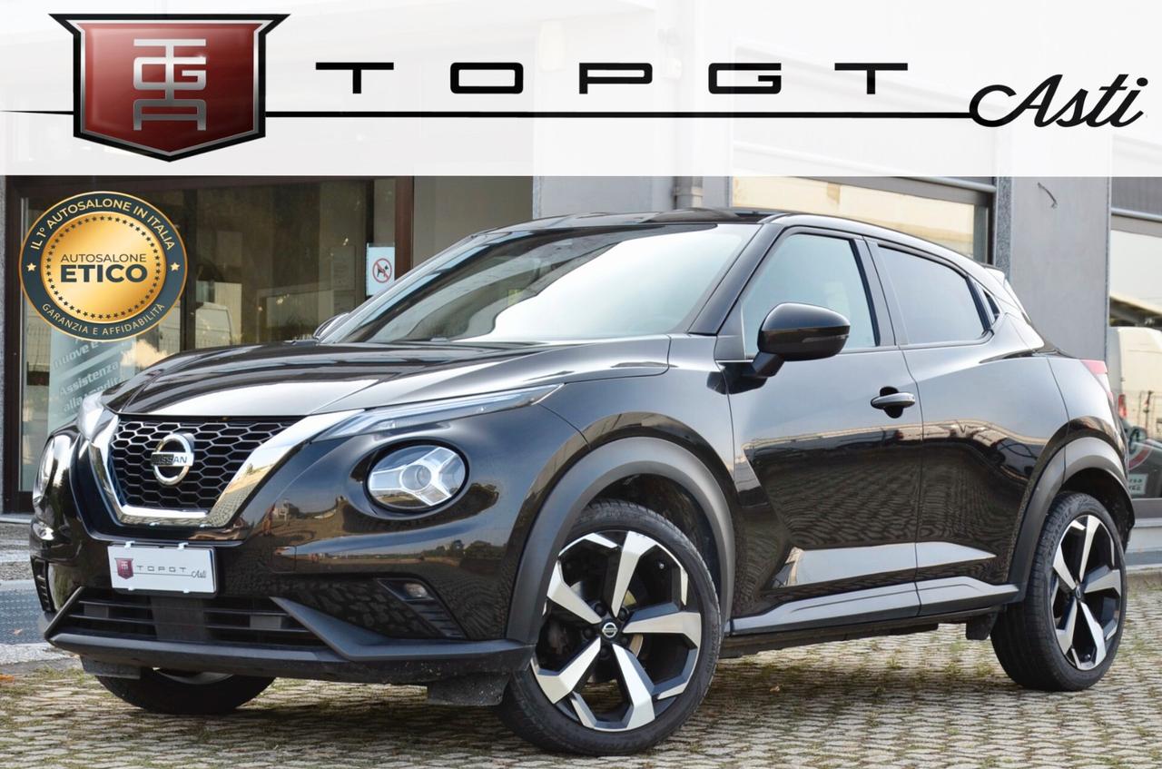 NISSAN JUKE 1.0 DIG-T N-CONNECTA 114cv DCT, EURO 6D, UFF ITALIANA, FARI LED, APPLE ANDROID, RETROCAMERA, PERMUTE