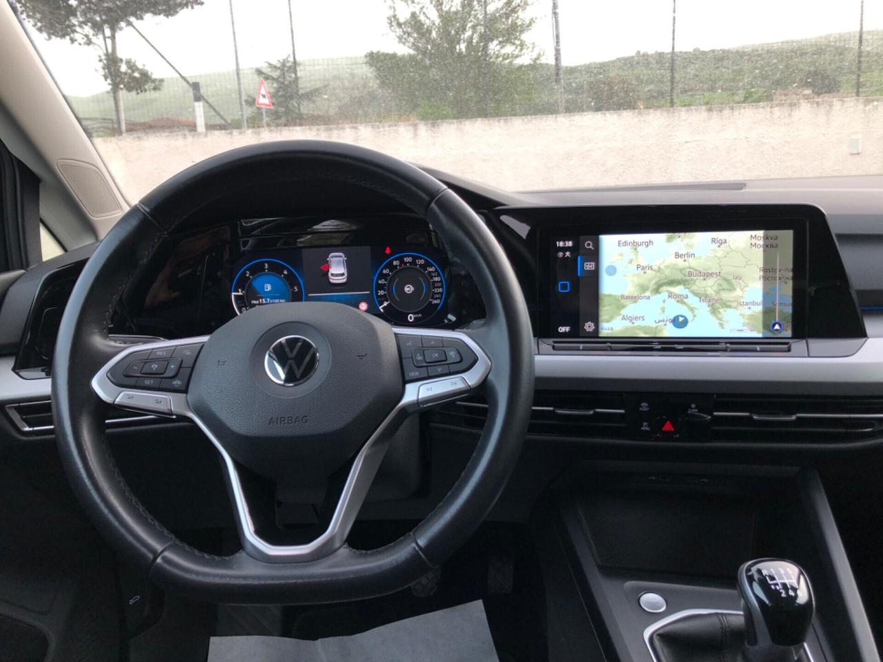 Volkswagen Golf 2.0 TDI 116 cv 2021 navi nuova
