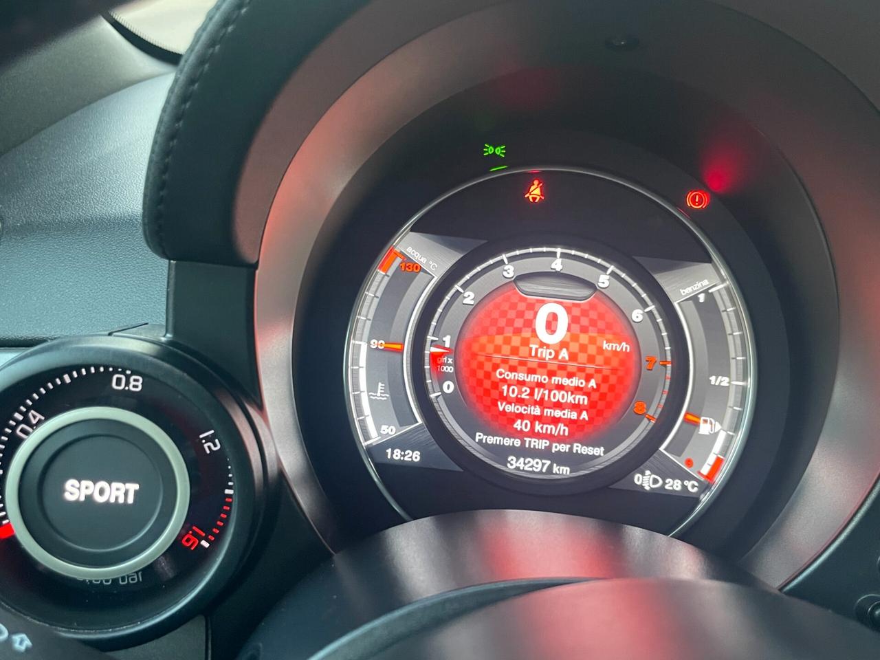 Abarth 595 1.4 Turbo T-Jet 165 CV Turismo