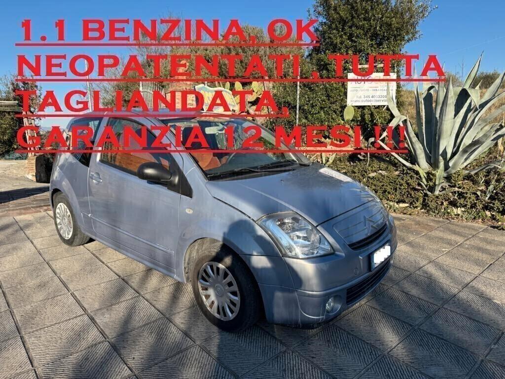 Citroen C2 OK NEOPAT.GARANZIA 12 MESI