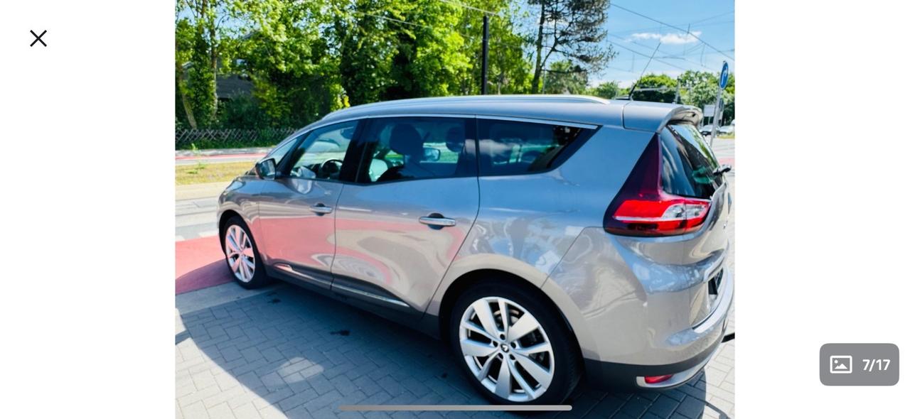 Renault Grand Scenic 7 posti 5 anni di garanzia