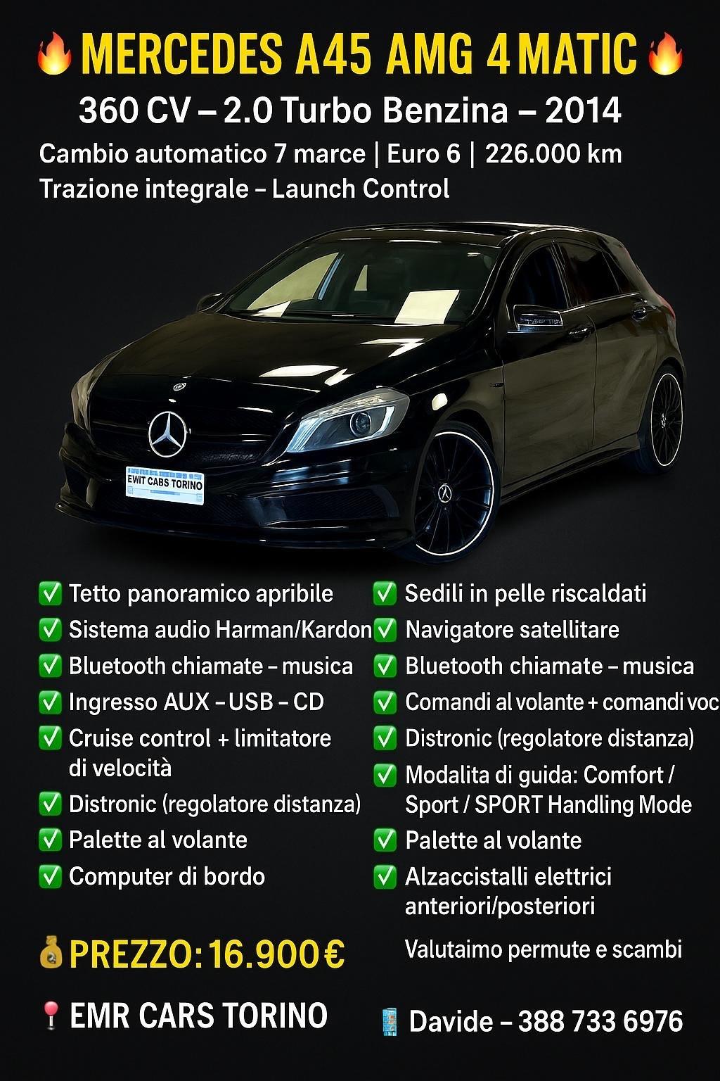 Mercedes-benz A 45 AMG A 45 AMG 4Matic Automatic
