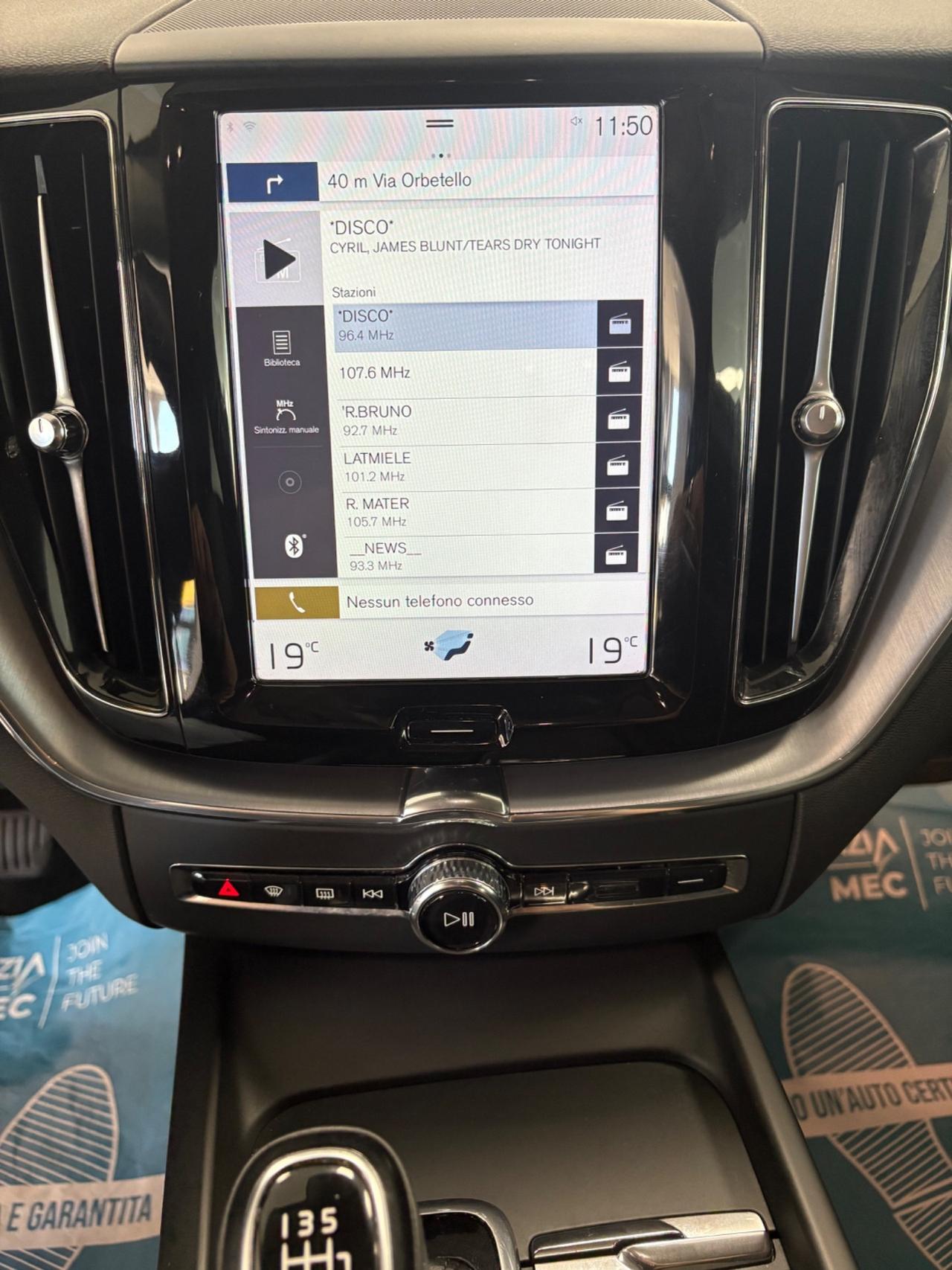 Volvo XC 60 D3 2.0 TDI 150cv 2019 km 175000