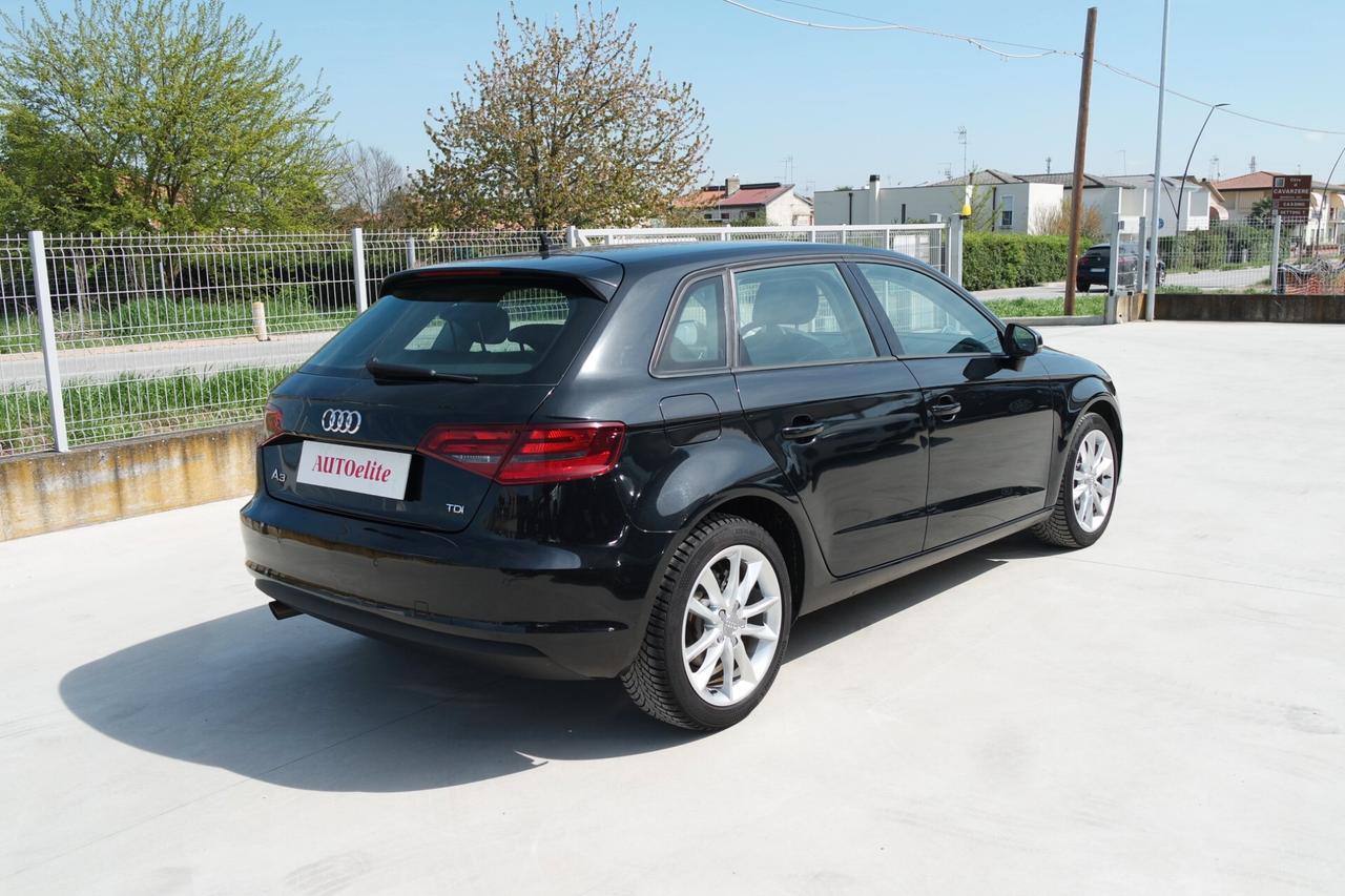 Audi A3 SPB 1.6 TDI 105 CV CR S tronic Ambiente