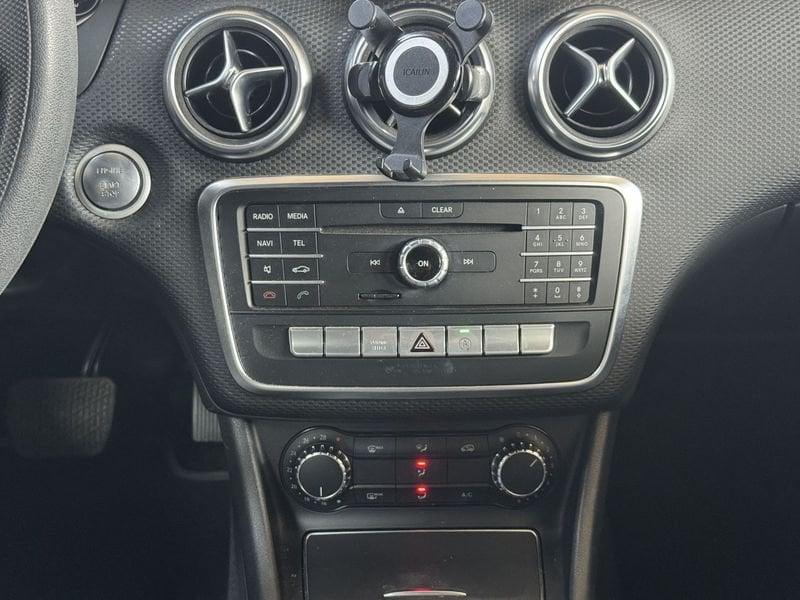 Mercedes-Benz Classe A A 160 d Sport AUTOMATICA NEOPATENTATI CRONOLOGIA TAGLIANDI