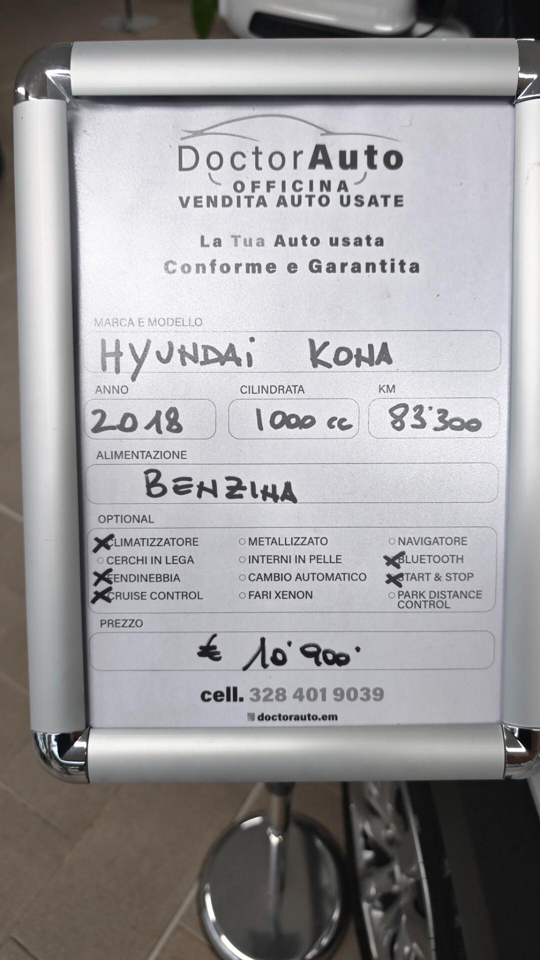 Hyundai Kona 1.0 T-GDI Comfort