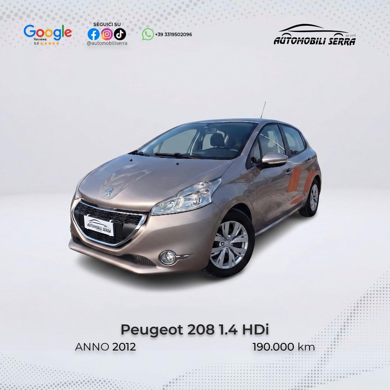 Peugeot 208 1.4 HDi 68 CV 5 porte Allure