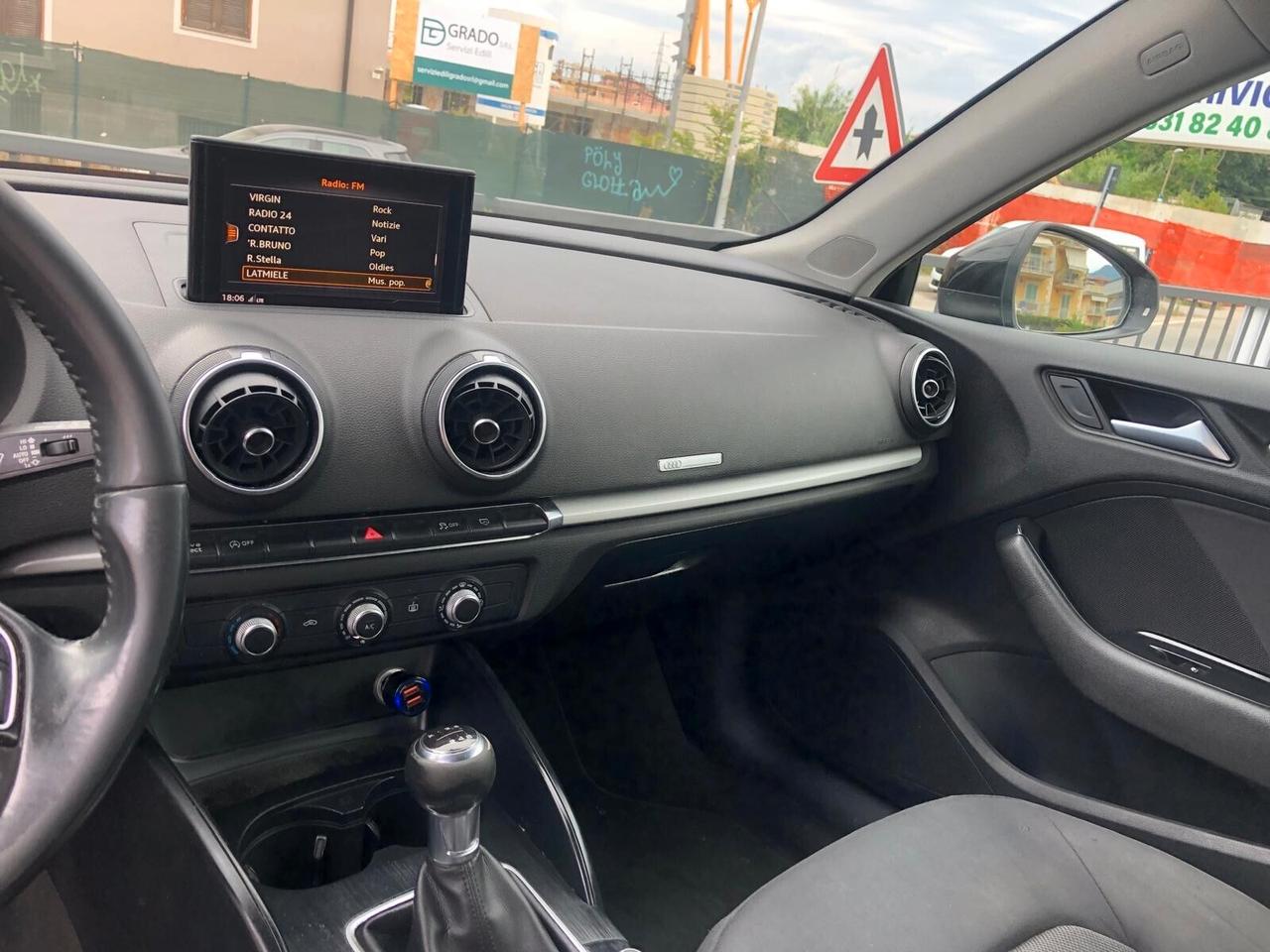 Audi A3 SPB 1.6 TDI 116 CV UNICO PROPRIETARIO TAGLIANDATA GARANZIA EUROPEA 12 MESI CONFORMGEST