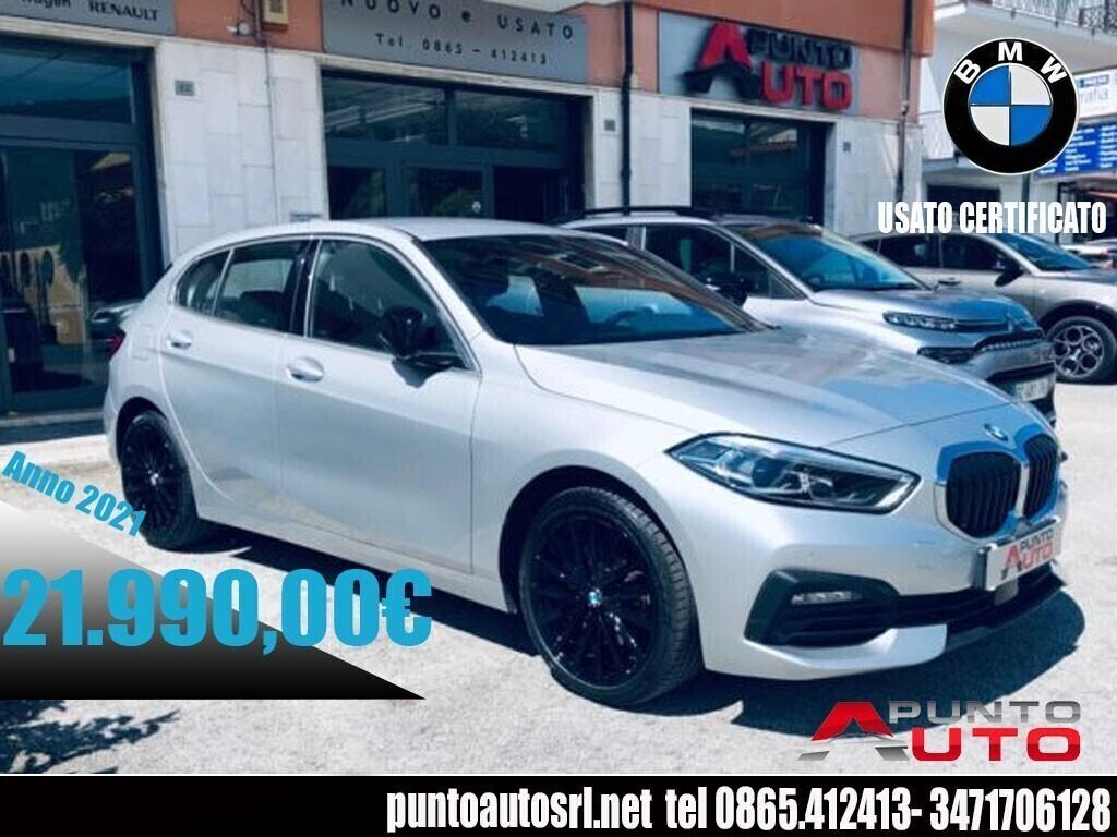 Bmw 116 118d 5p. AUTOMATICA-TELECAM- SPORT argento