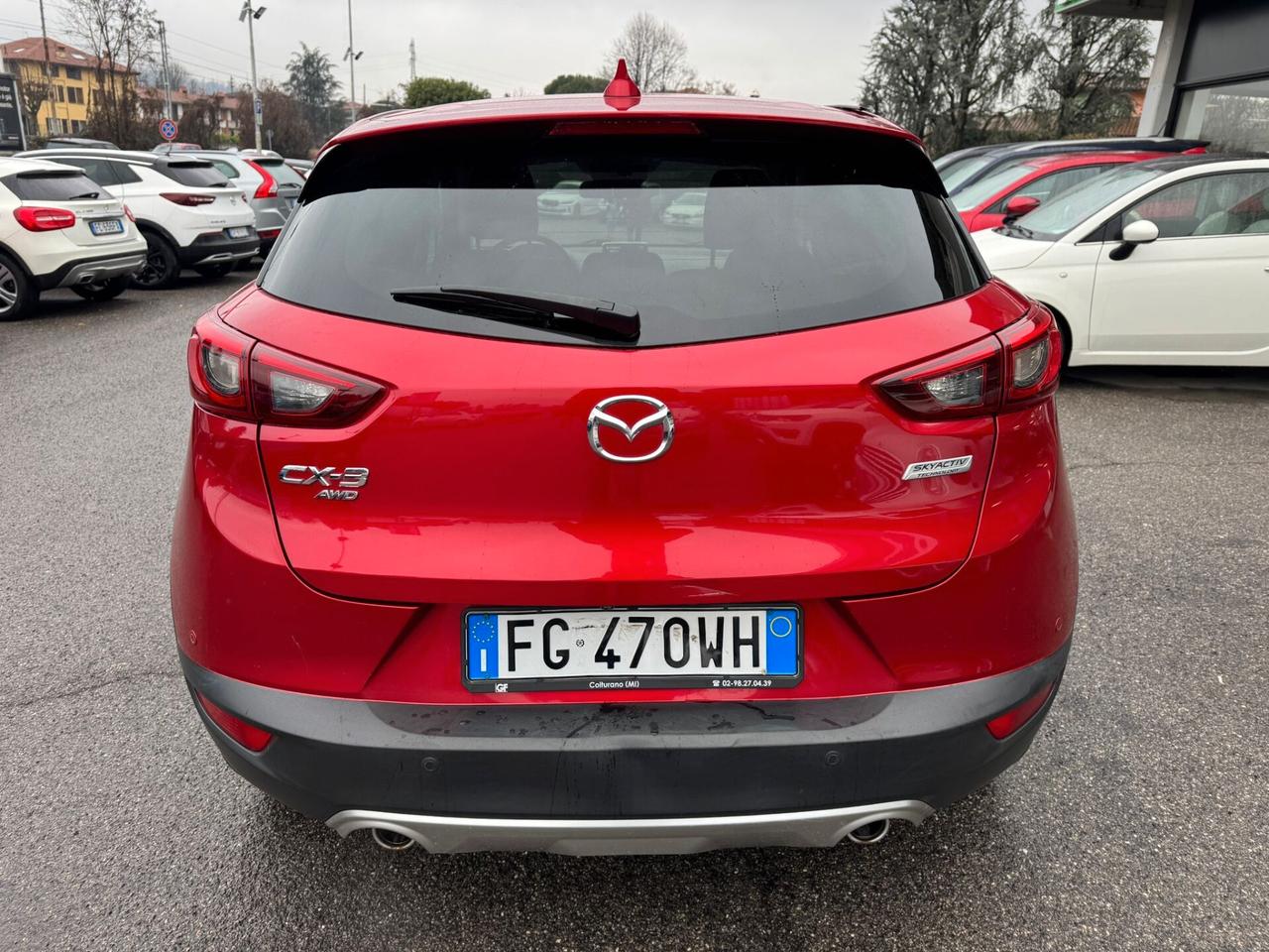 Mazda CX-3 1.5d Exceed awd 105cv*UNIPROPRIETARIO*PELLE*