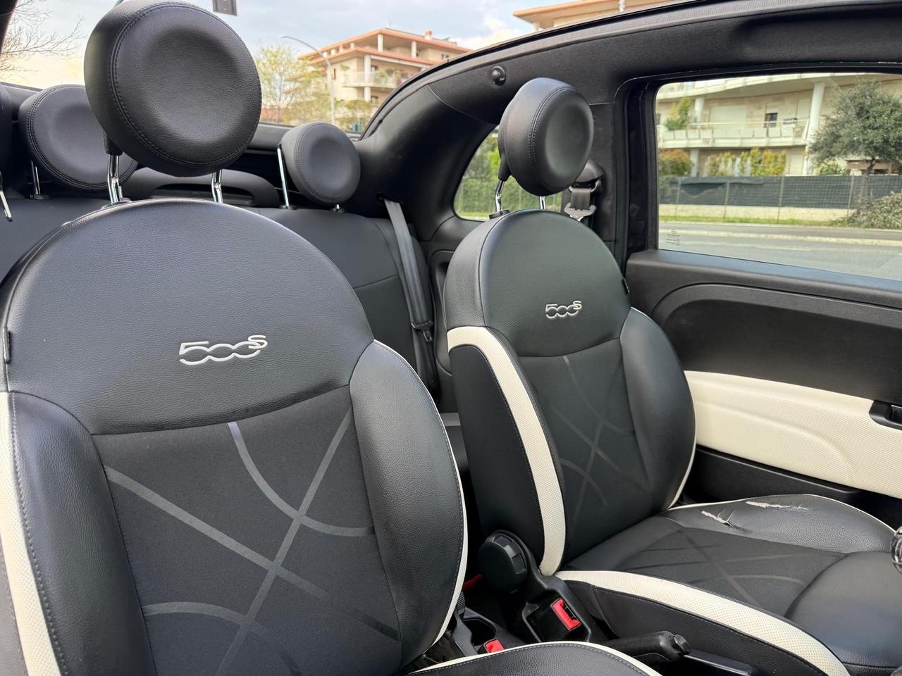 Fiat 500 1.2 Cabrio Sport pelle Navi C manuale