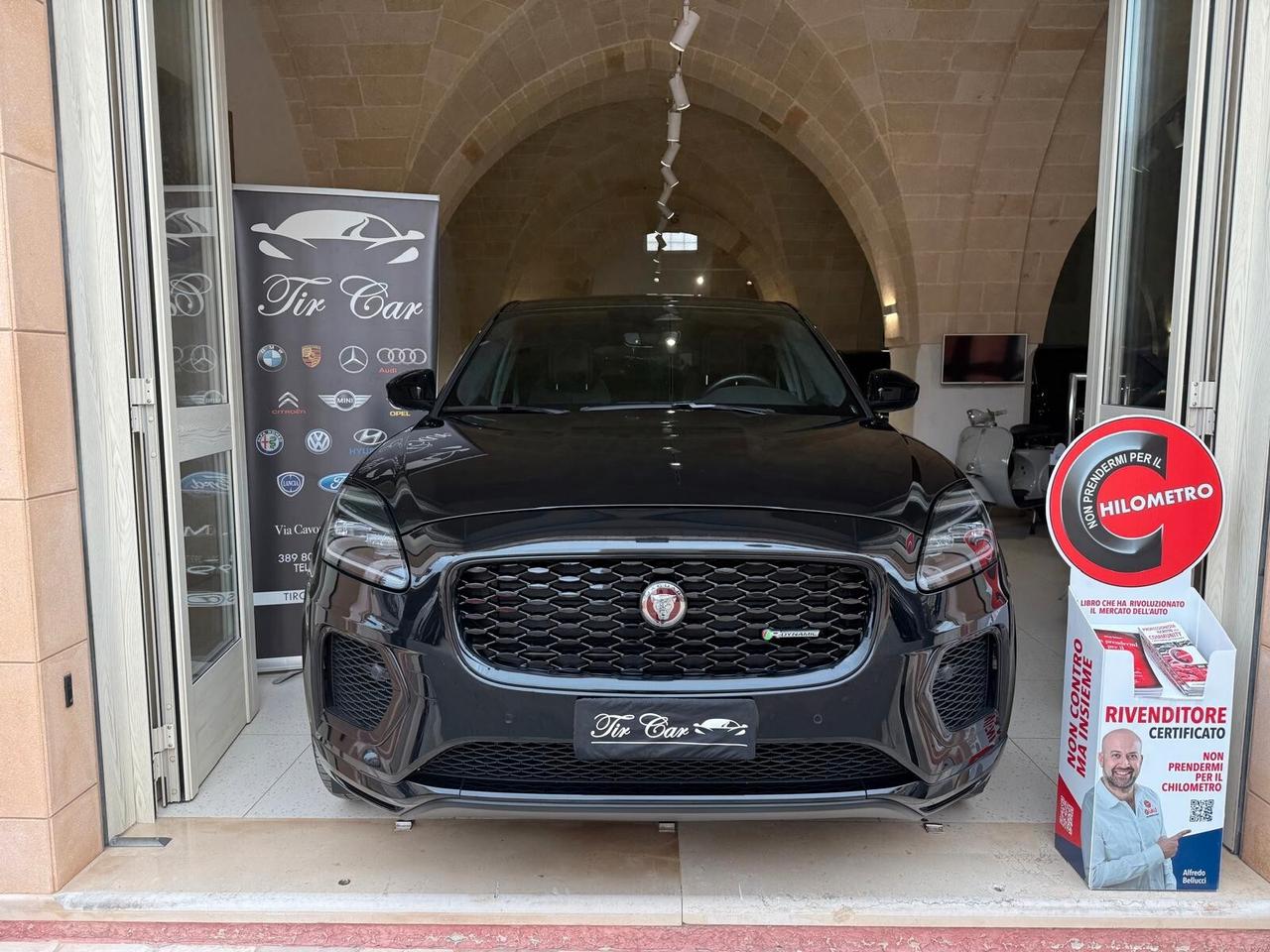 JAGUAR E-PACE 2.0D AWD R-DYNAMIC BLACK MHEV 204CV TETTO PELLE NAVI ANNO 2022