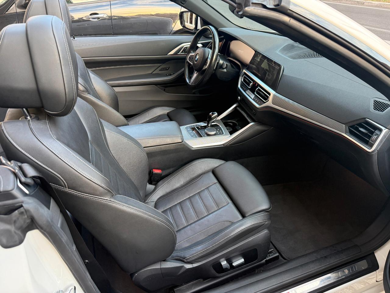 Bmw 420 i M Sport Cabrio full optional prezzo reale no vincolo finanziamento air scarf leve al volante