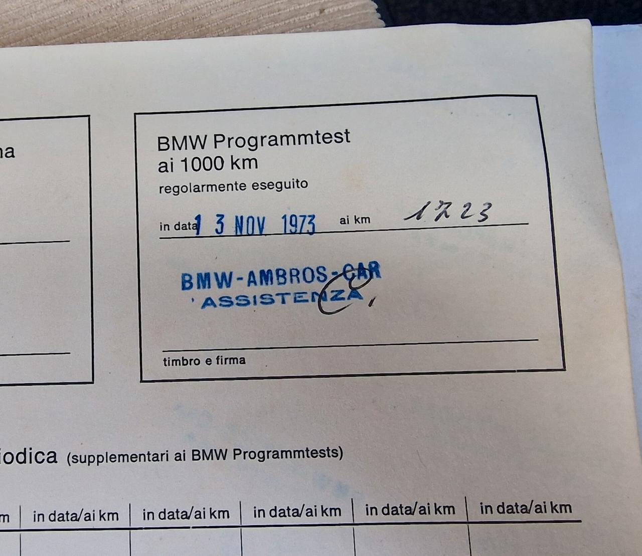 Bmw 2002 Tii - Book Service 5 speed