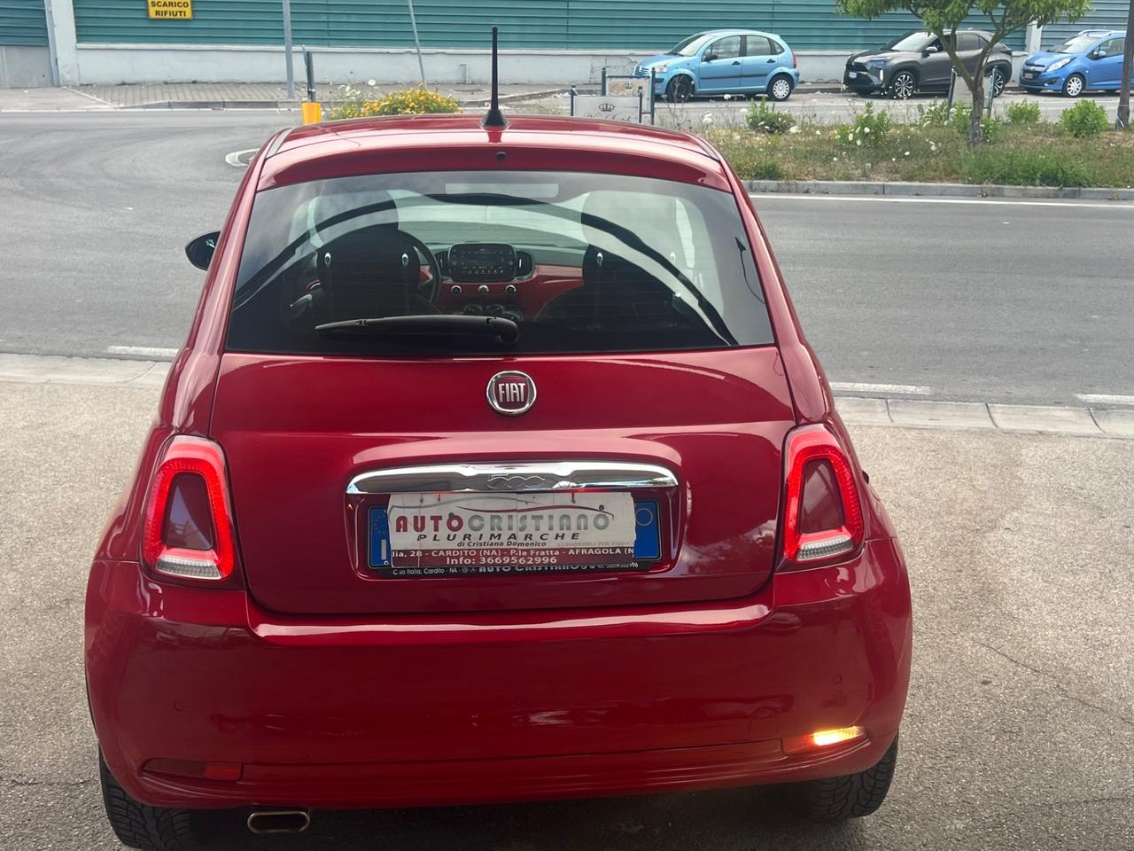 Fiat 500 1.0 Hybrid Red